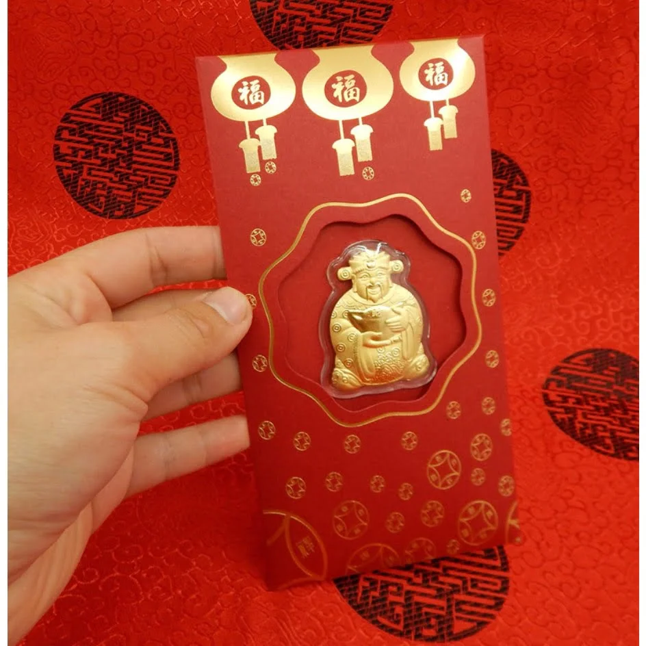 Bao li xi than tai bao li xi ma vang meo Tet 2023 Quà tết 2024