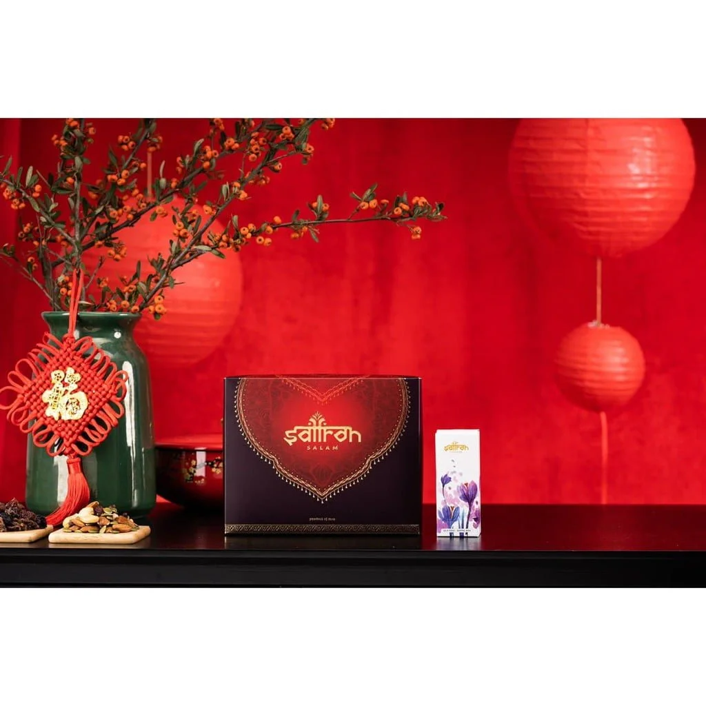 SET QUA Nhuy Hoa Nghe Tay SAFFRON SALAM 3Gr tang 1Gr Qua tet 2023 Quà tết 2024